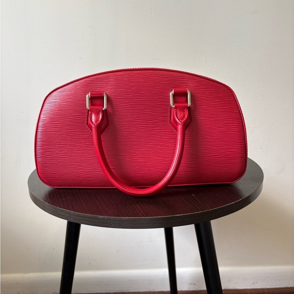 Louis Vuitton Red Leather Epi Jasmine Pre Loved